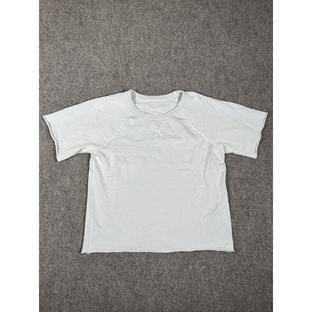 Outerknown Sweatshirt Womens Small Blue Short Sleeve California Series‎ Pullover